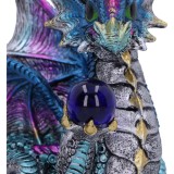 NEMESIS NOW ORB HOARD BLUE DRAGON FIGURINE