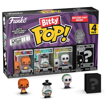 FUNKO BITTY POP! THE NIGHTMARE BEFORE CHRISTMAS 4 PACK PUMPKIN VINYL MINI FIGURE FUNKO