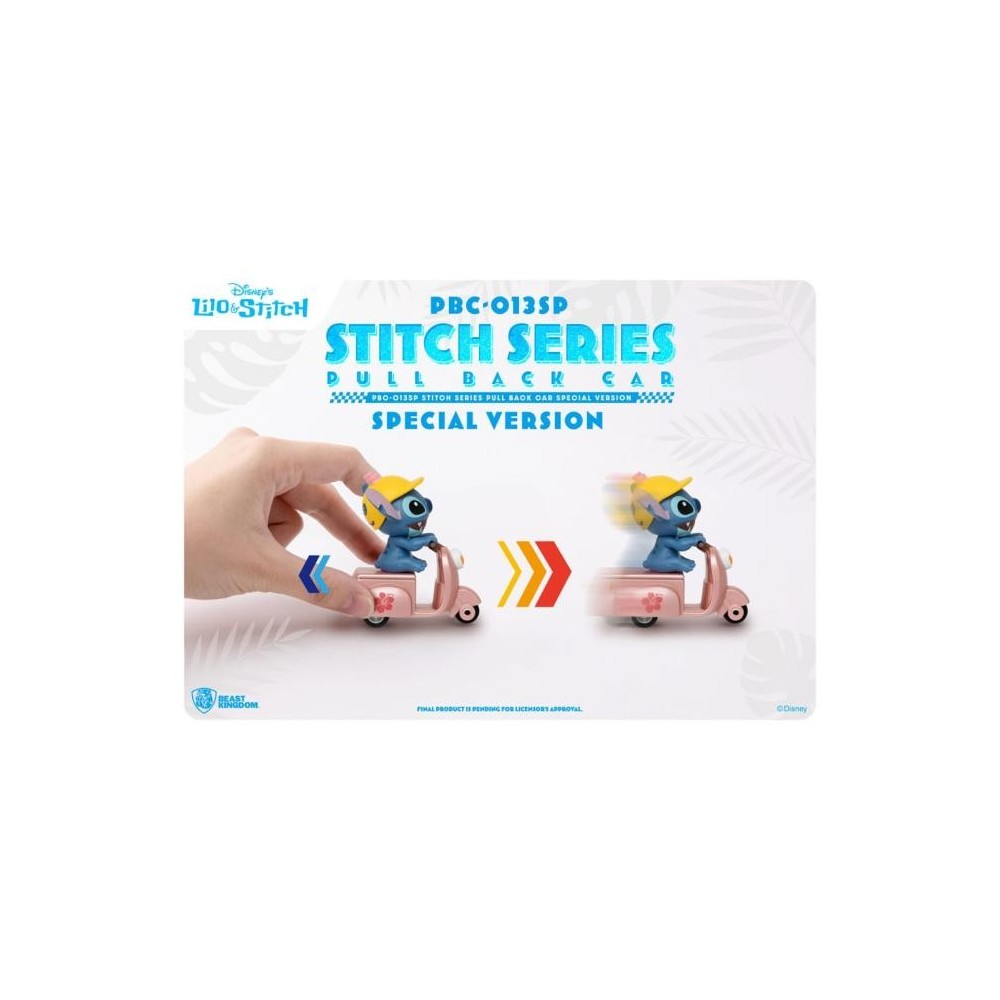 BEAST KINGDOM LILO AND STITCH PULL BACK CAR STITCH SERIES SPECIAL VERSION SET MINI REPLICHE