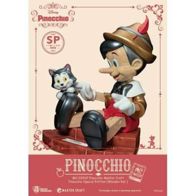 PINOCCHIO MASTER CRAFT SPECIAL EDITION WOODEN VERSION STATUA FIGURE BEAST KINGDOM