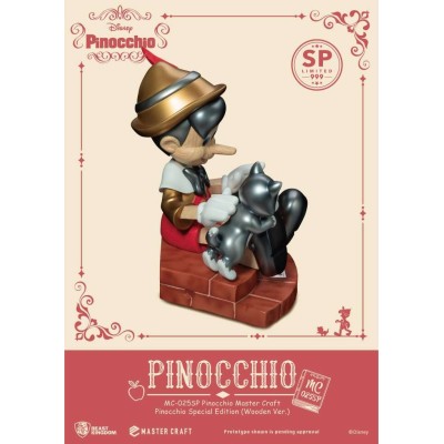 PINOCCHIO MASTER CRAFT SPECIAL EDITION WOODEN VERSION STATUA FIGURE BEAST KINGDOM