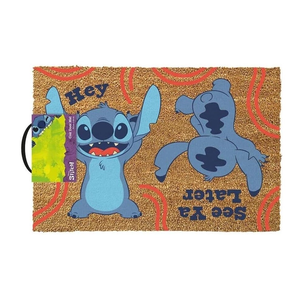 PYRAMID INTERNATIONAL DISNEY LILO AND STITCH HEY SEE YA LATER DOORMAT 40X60CM