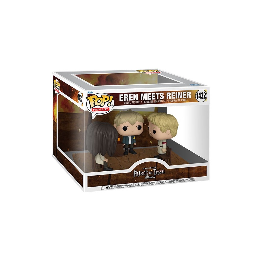 FUNKO FUNKO POP! MOMENT ATTACK ON TITAN FINAL SEASON EREN MEETS REINER DIORAMA