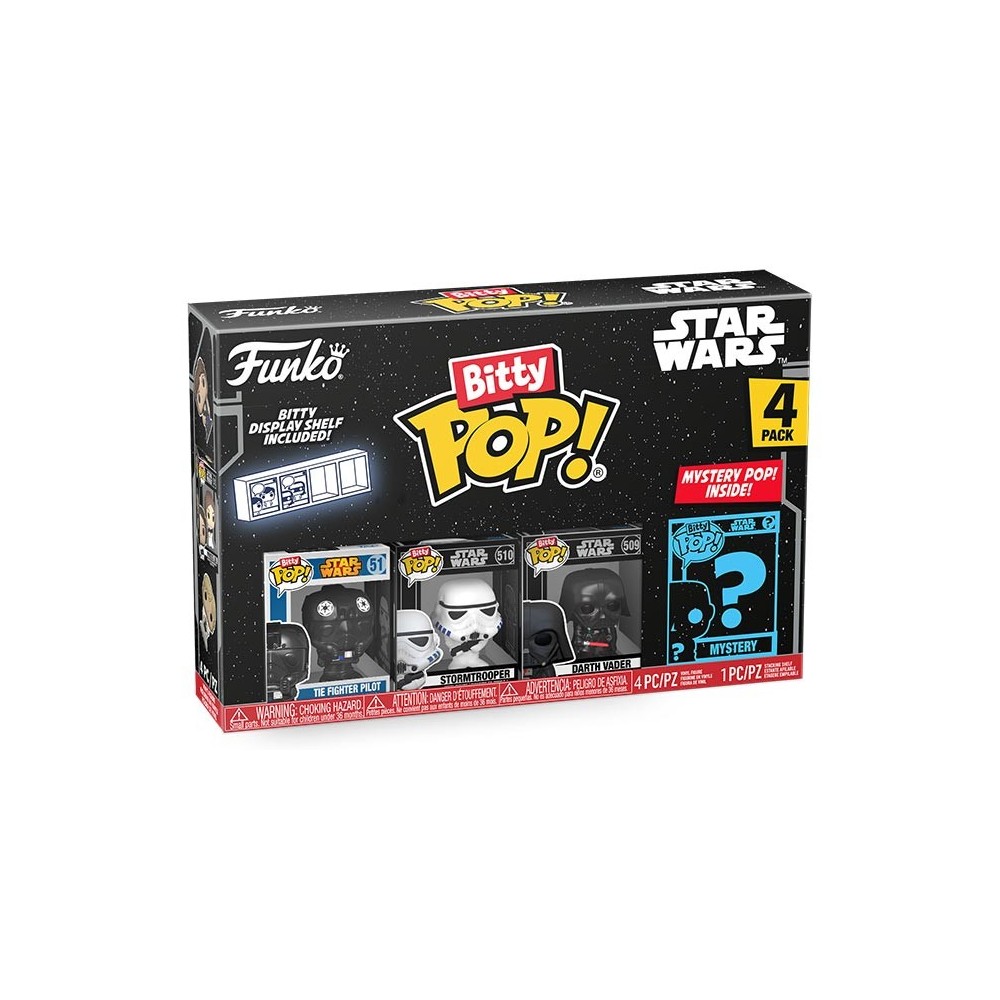 FUNKO BITTY POP! STAR WARS 4 PACK DARTH VADER VINYL MINI FIGURE FUNKO