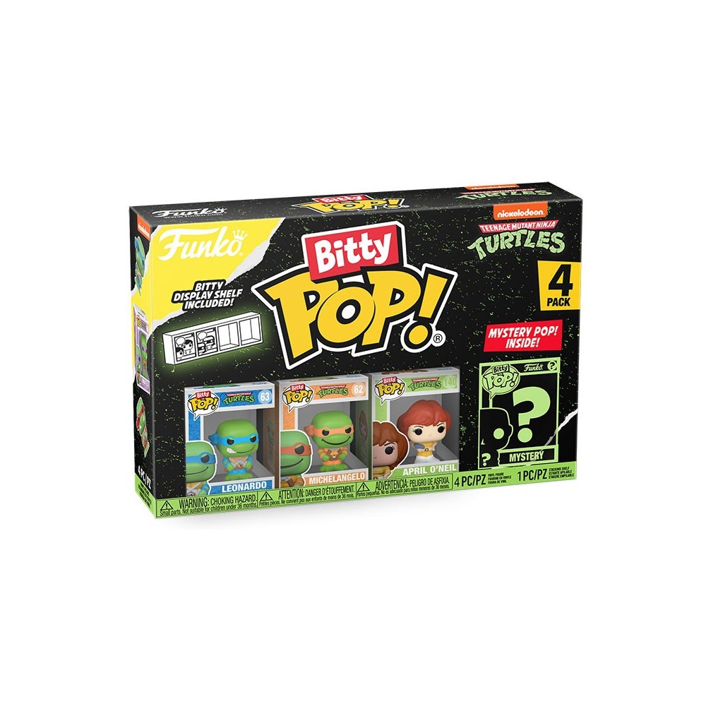 FUNKO BITTY POP! TMNT 4 PACK LEONARDO VINYL MINI FIGURE FUNKO