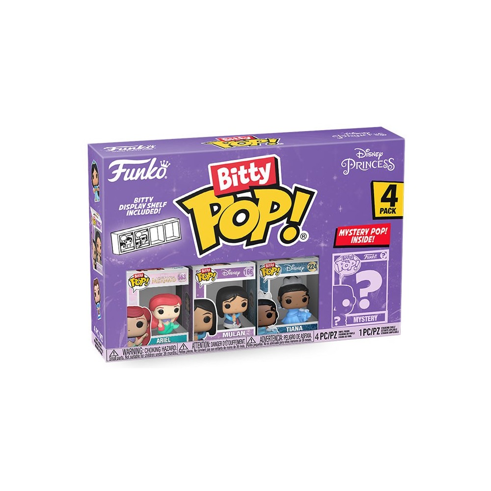 FUNKO BITTY POP! DISNEY PRINCESS 4 PACK ARIEL VINYL MINI FIGURE FUNKO