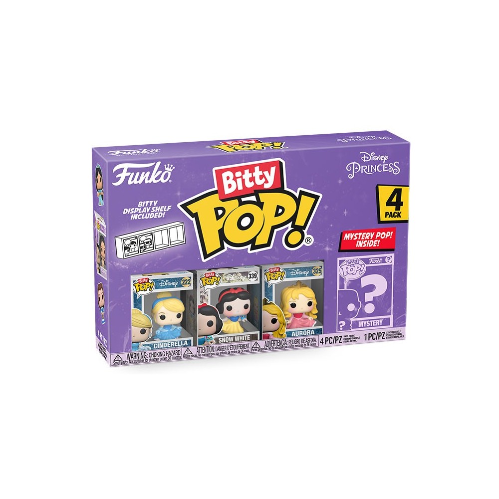FUNKO BITTY POP! DISNEY PRINCESS 4 PACK CENERENTOLA VINYL MINI FIGURE FUNKO
