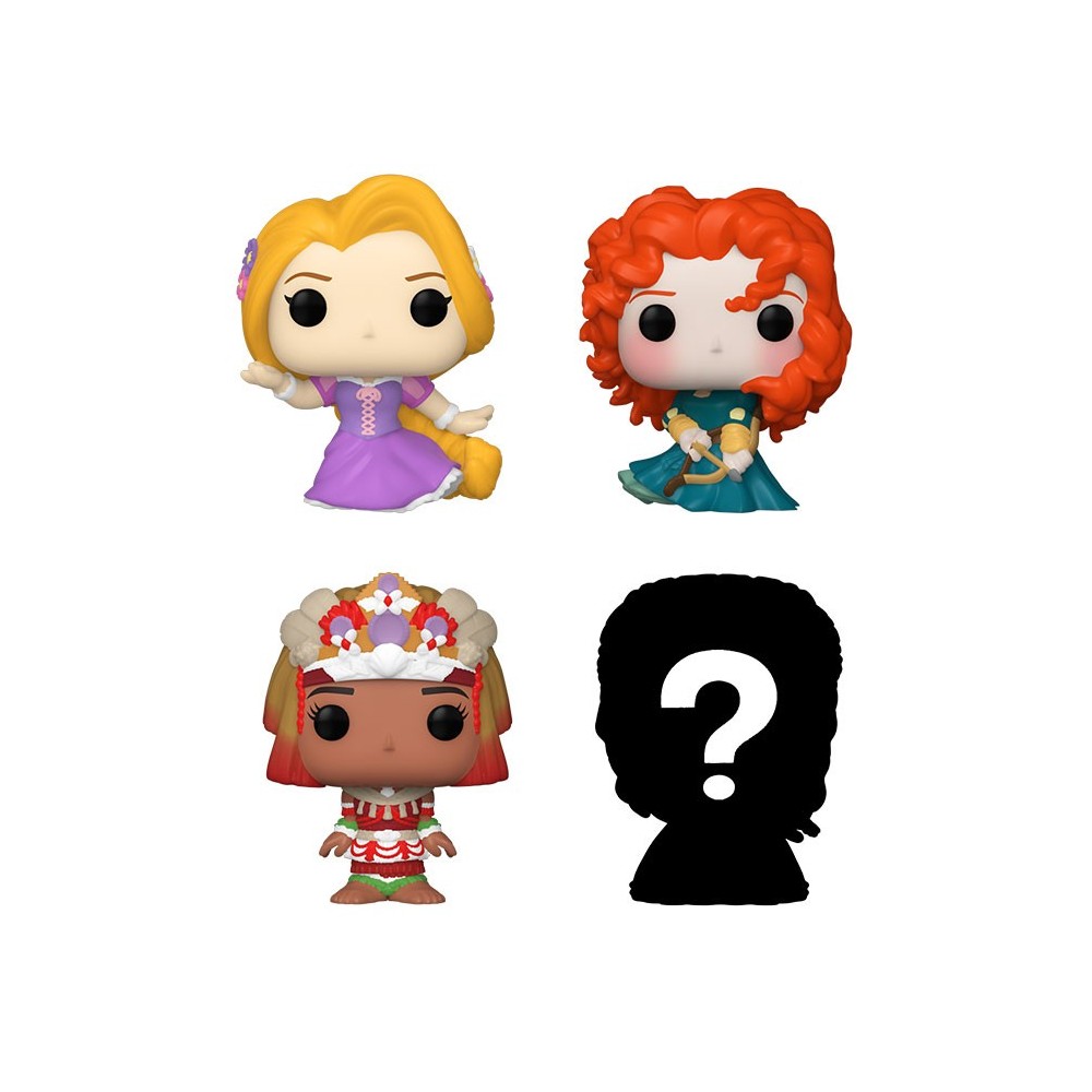 FUNKO BITTY POP! DISNEY PRINCESS 4 PACK RAPUNZEL VINYL MINI FIGURE FUNKO