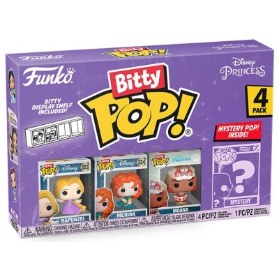 FUNKO BITTY POP! DISNEY PRINCESS 4 PACK RAPUNZEL VINYL MINI FIGURE FUNKO