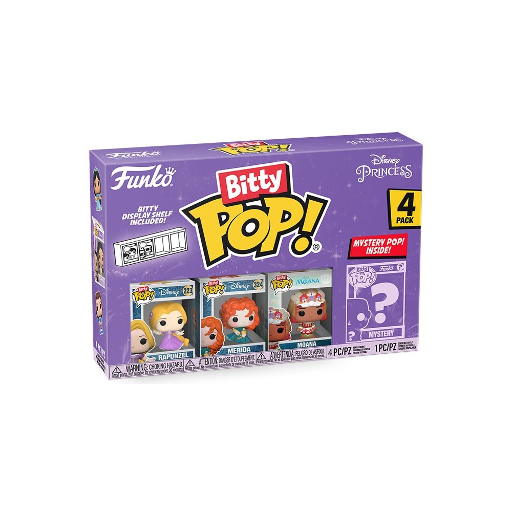 FUNKO BITTY POP! DISNEY PRINCESS 4 PACK RAPUNZEL VINYL MINI FIGURE FUNKO