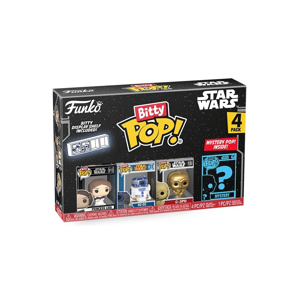 FUNKO BITTY POP! STAR WARS 4 PACK LEIA VINYL MINI FIGURE FUNKO