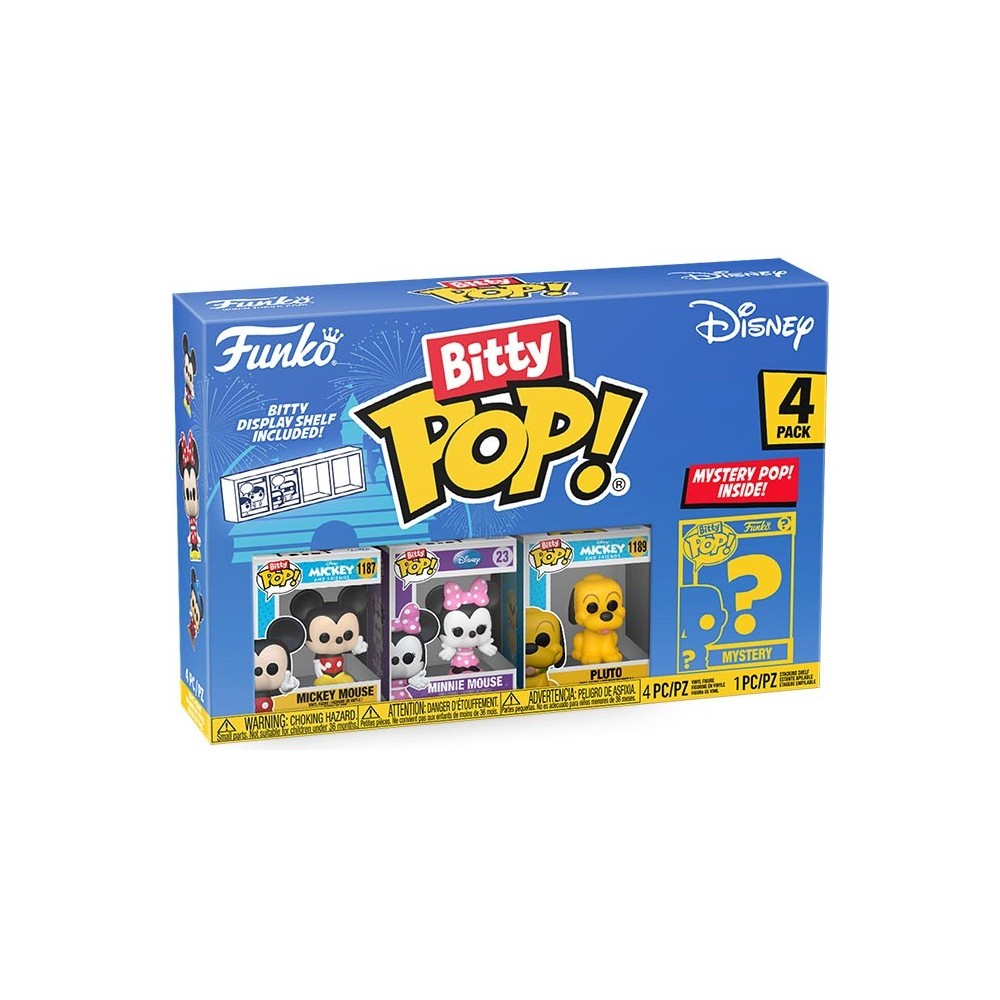 FUNKO BITTY POP! DISNEY 4 PACK MICKEY MOUSE VINYL MINI FIGURE FUNKO