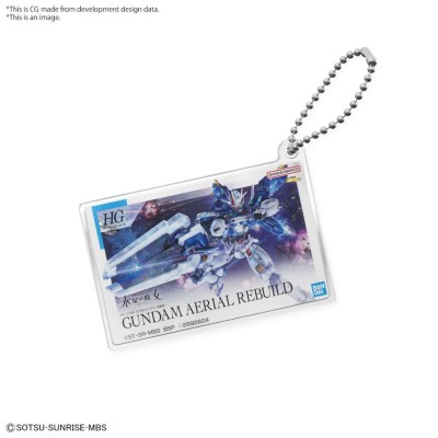 GUNDAM AERIAL REBUILD GUNPLA PACKAGE BALL CHAIN PORTACHIAVI BANDAI