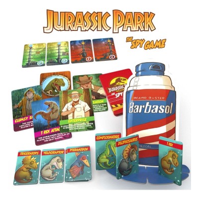 DOCTOR COLLECTOR JURASSIC PARK THE SPY GAME BOARDGAME