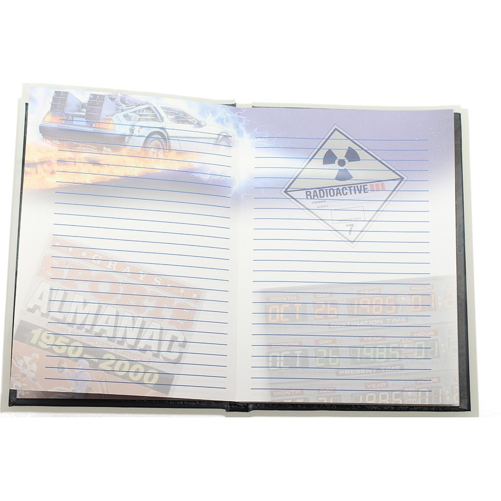 BACK TO THE FUTURE LOGO LIGHT UP NOTEBOOK - TACCUINO LUMINOSO 15X24CM SD TOYS