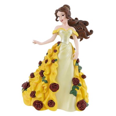 LA BELLA E LA BESTIA BELLE BOTANICALS STATUA FIGURE ENESCO