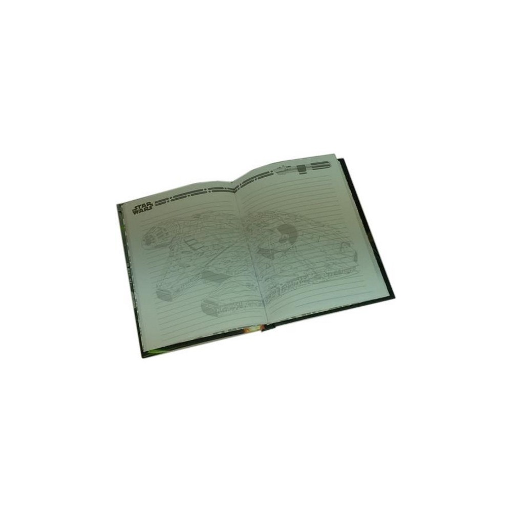 STAR WARS MILLENIUM FALCON NOTEBOOK LIGHT/SOUND - TACCUINO LUCI/SUONI 15X21 SD TOYS
