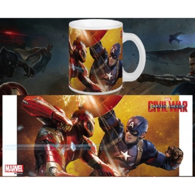 CAPTAIN AMERICA CIVIL WAR MUG TAZZA IN CERAMICA SEMIC