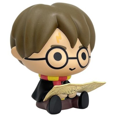 PLASTOY HARRY POTTER WITH MARAUDER'S MAP CHIBI BANK 15 CM FIGURE