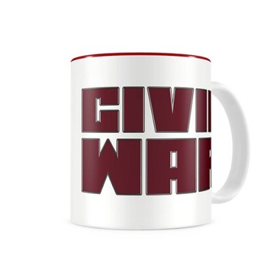 CIVIL WAR THERMAL LOGO MUG TAZZA IN CERAMICA SD TOYS