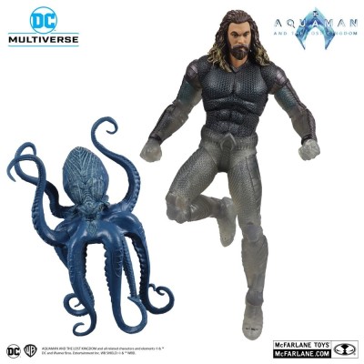 MC FARLANE DC MULTIVERSE AQUAMAN 2 AQUAMAN STEALTH SUIT WITH TOPO GOLD LABEL ACTION FIGURE
