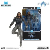 MC FARLANE DC MULTIVERSE AQUAMAN 2 AQUAMAN STEALTH SUIT WITH TOPO GOLD LABEL ACTION FIGURE
