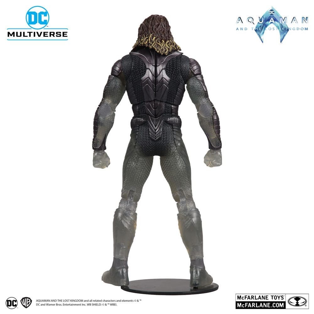 MC FARLANE DC MULTIVERSE AQUAMAN 2 AQUAMAN STEALTH SUIT WITH TOPO GOLD LABEL ACTION FIGURE