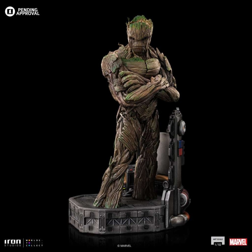 IRON STUDIOS GUARDIANS OF THE GALAXY VOL 3 GROOT ART SCALE 1/10 STATUE FIGURE