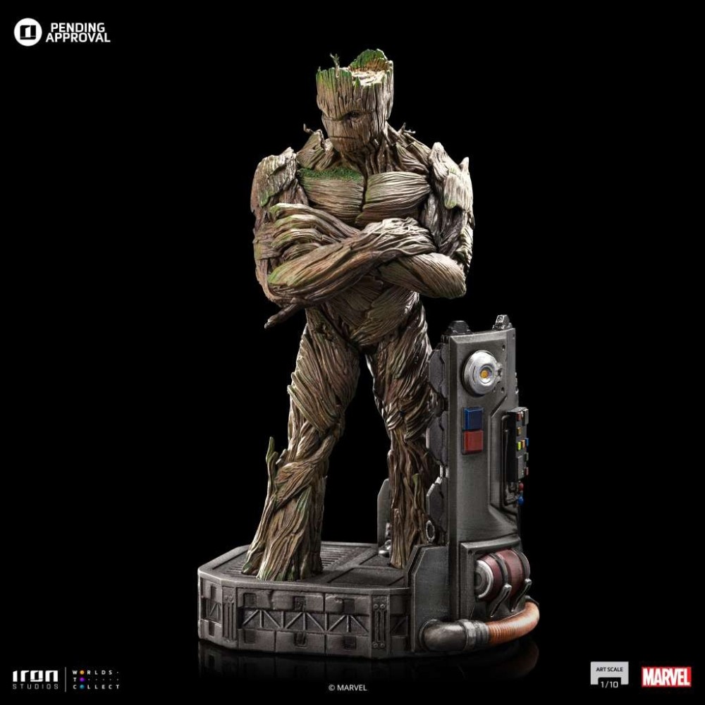 GUARDIANI DELLA GALASSIA VOL 3 GROOT ART SCALE 1/10 STATUA FIGURE IRON STUDIOS