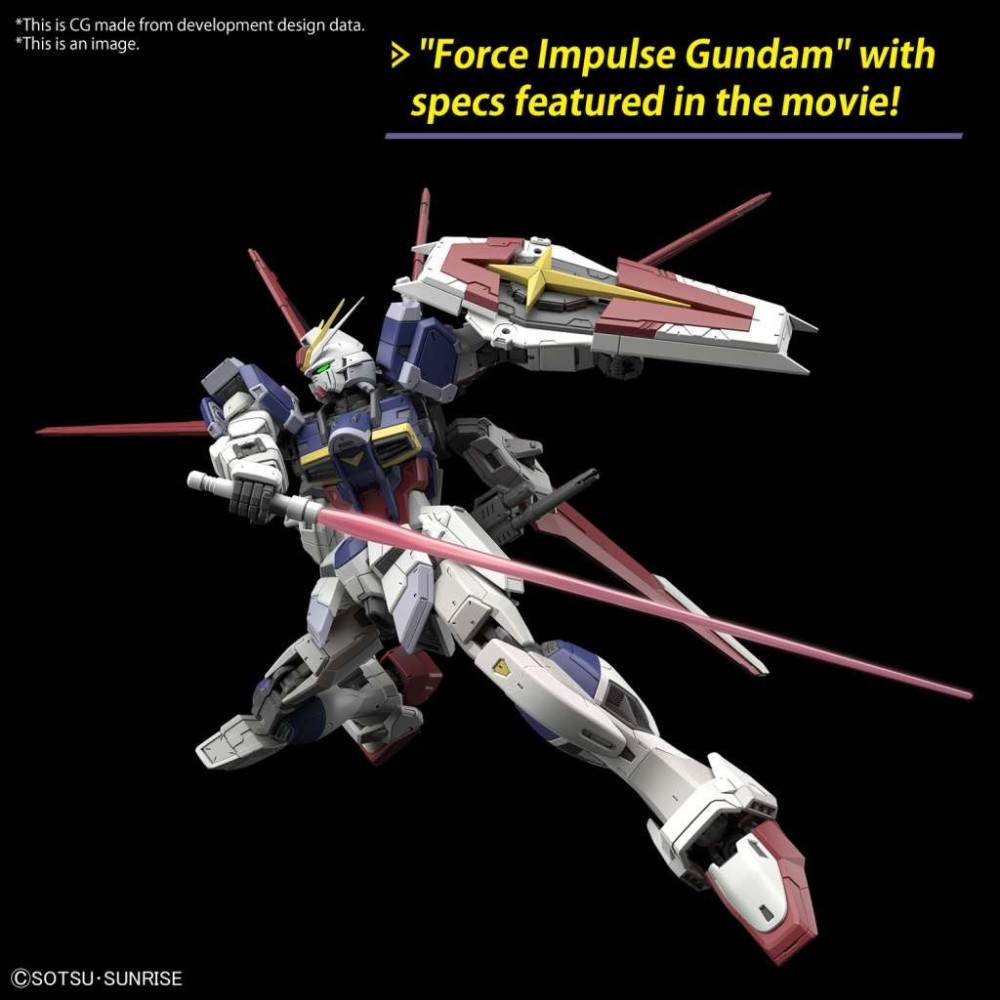 RG REAL GRADE GUNDAM FORCE IMPULSE SPEC II 1/144 MODEL KIT ACTION FIGURE BANDAI