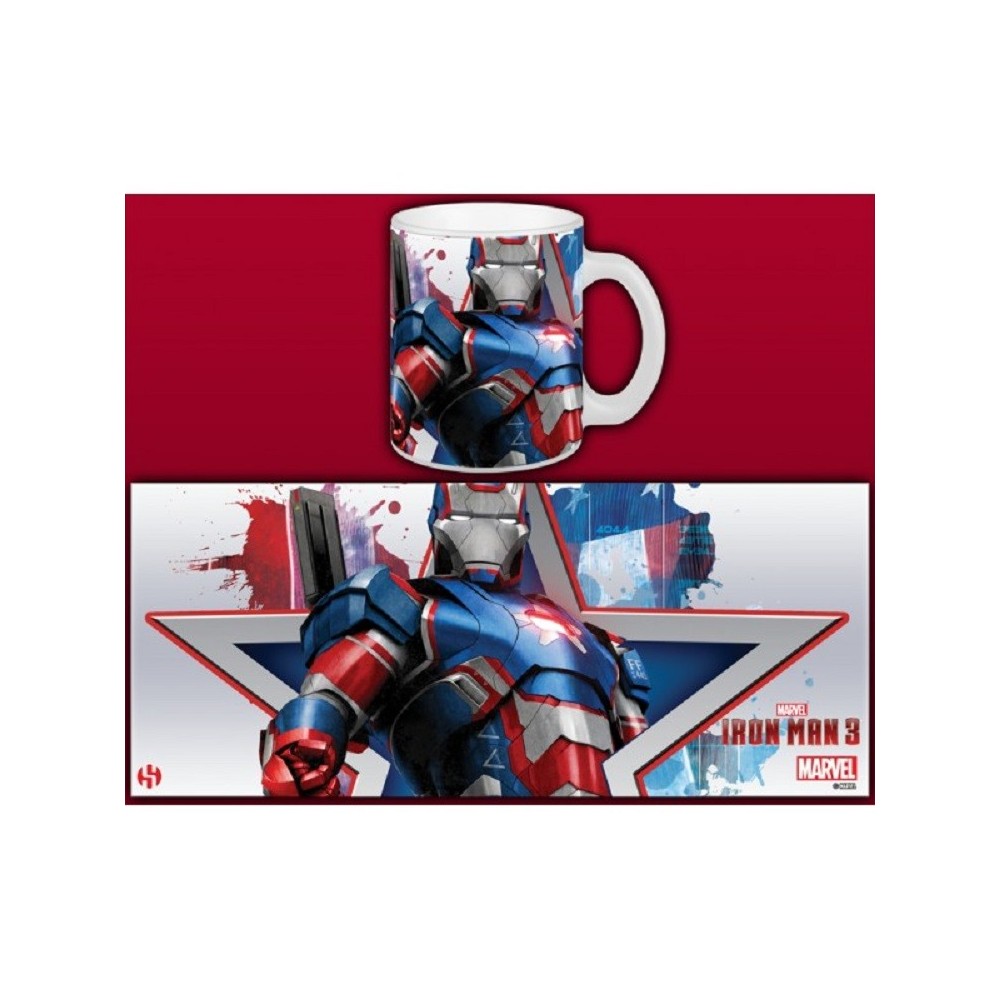 IRON MAN 3 IRON PATRIOT MUG TAZZA IN CERAMICA SEMIC