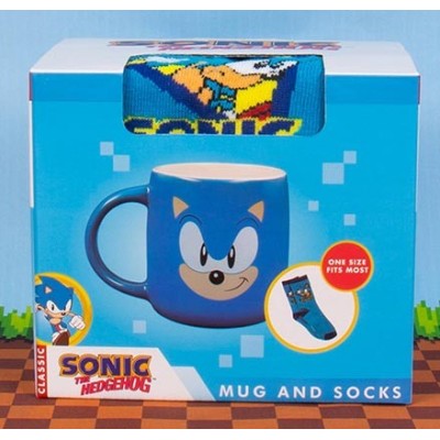 FIZZ CREATIONS SONIC THE HEDGEHOG KIT MUG AND SOCKS