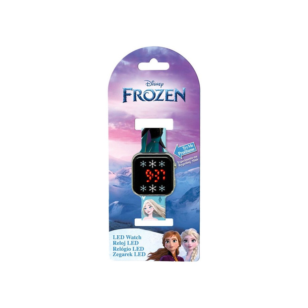 FROZEN OROLOGIO DA POLSO DIGITALE AZZURRO ACCUTIME WATCH