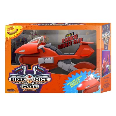 NACELLE BIKER MICE FROM MARS VINNIE'S RADICAL ROCKET SLED ACTION FIGURE