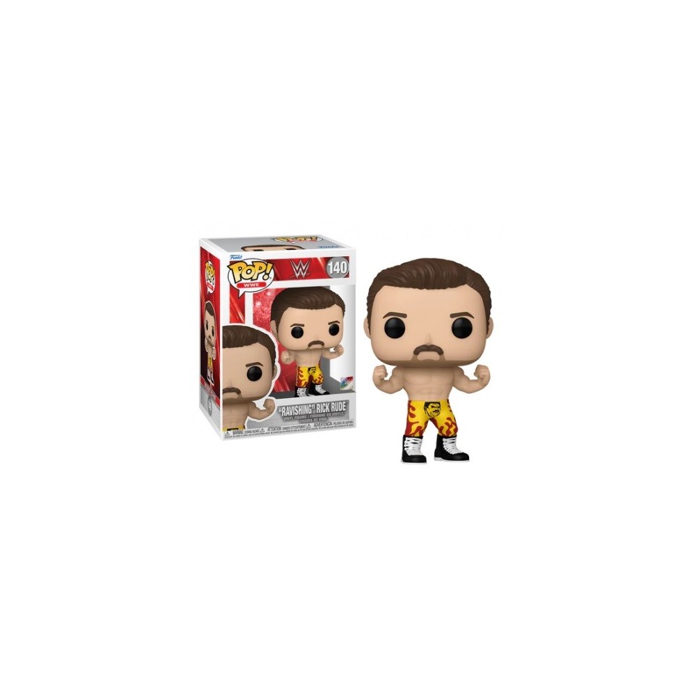 FUNKO POP! WWE 140 RAVISHING RICK RUDE BOBBLE HEAD FIGURE FUNKO