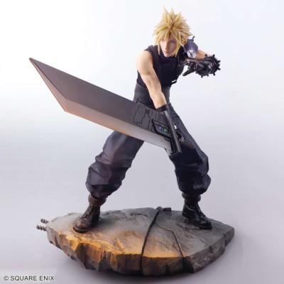 SQUARE ENIX FINAL FANTASY 7 REBIRTH CLOUD STRIFE STATIC ARTS STATUE