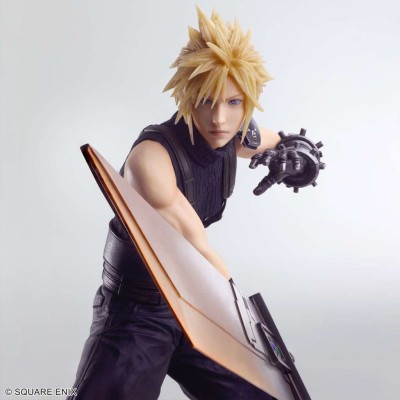 FINAL FANTASY 7 REBIRTH CLOUD STRIFE STATIC ARTS STATUA SQUARE ENIX