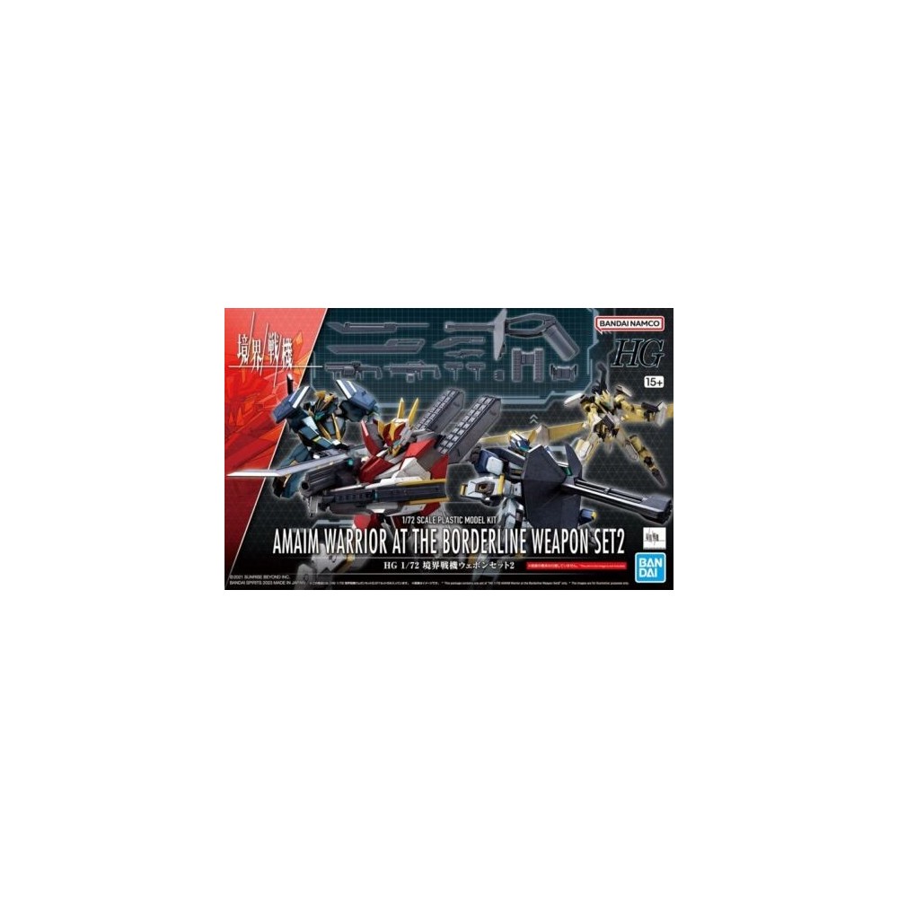 HG AMAIM WARRIOR AT THE BORDERLINE WEAPON SET 2 PER MODEL KIT ACTION FIGURE BANDAI