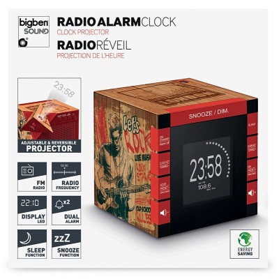 RADIOSVEGLIA CON PROIETTORE LET'S ROCK PALADONE PRODUCTS