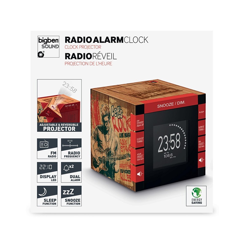 RADIOSVEGLIA CON PROIETTORE LET'S ROCK PALADONE PRODUCTS