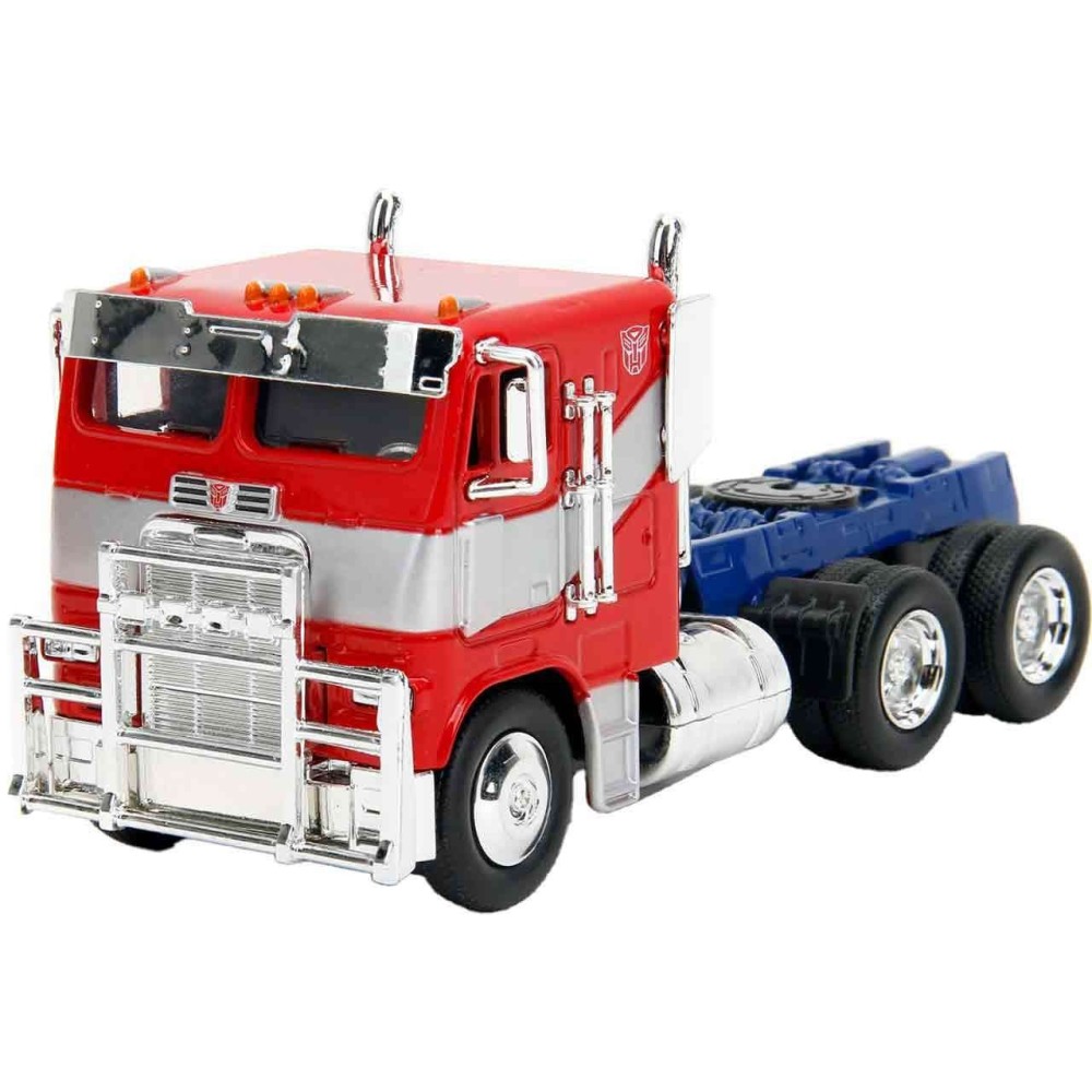 JADA TOYS TRANSFORMERS RISE OF THE BEASTS OPTIMUS PRIME DIE CAST 1/32 MODEL