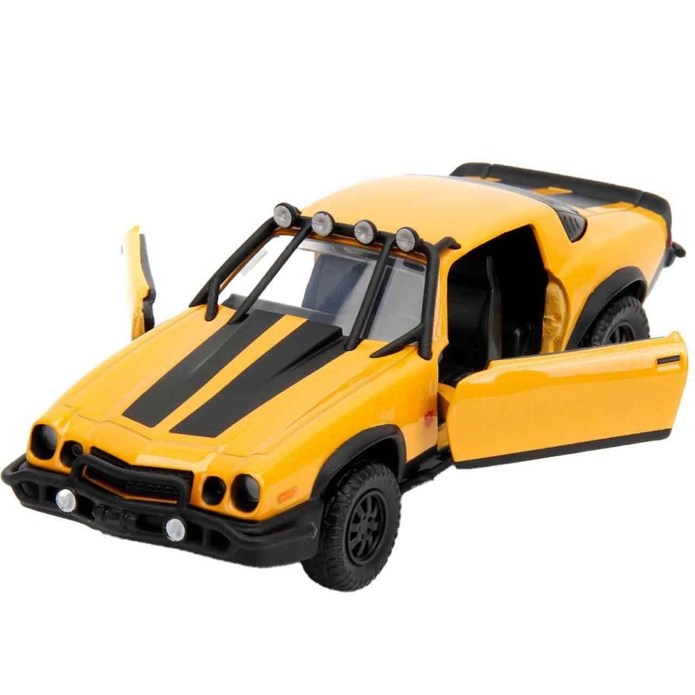 JADA TOYS TRANSFORMERS RISE OF THE BEASTS BUMBLEBEE 1977 CHEVROLET CAMARO DIE CAST 1/32 MODEL