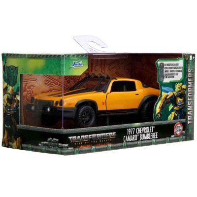 JADA TOYS TRANSFORMERS RISE OF THE BEASTS BUMBLEBEE 1977 CHEVROLET CAMARO DIE CAST 1/32 MODEL