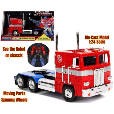 JADA TOYS TRANSFORMERS OPTIMUS PRIME DIE CAST 1/24 MODEL