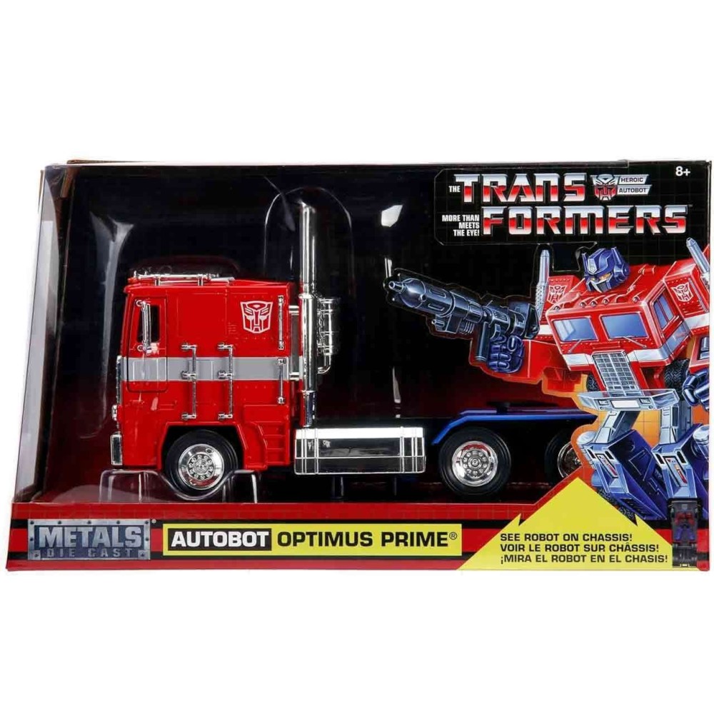JADA TOYS TRANSFORMERS OPTIMUS PRIME DIE CAST 1/24 MODEL
