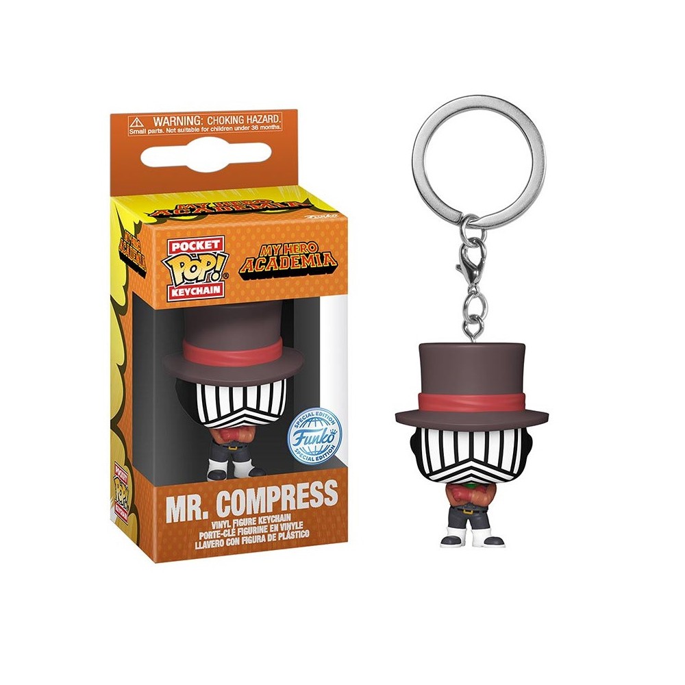 MY HERO ACADEMIA POCKET POP! MR. COMPRESS PORTACHIAVI FUNKO