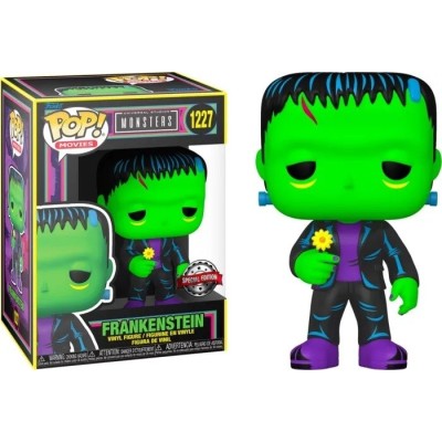 FUNKO FUNKO POP! UNIVERSAL STUDIOS MONSTERS FRANKENSTEIN BLACKLIGHT BOBBLE HEAD FIGURE
