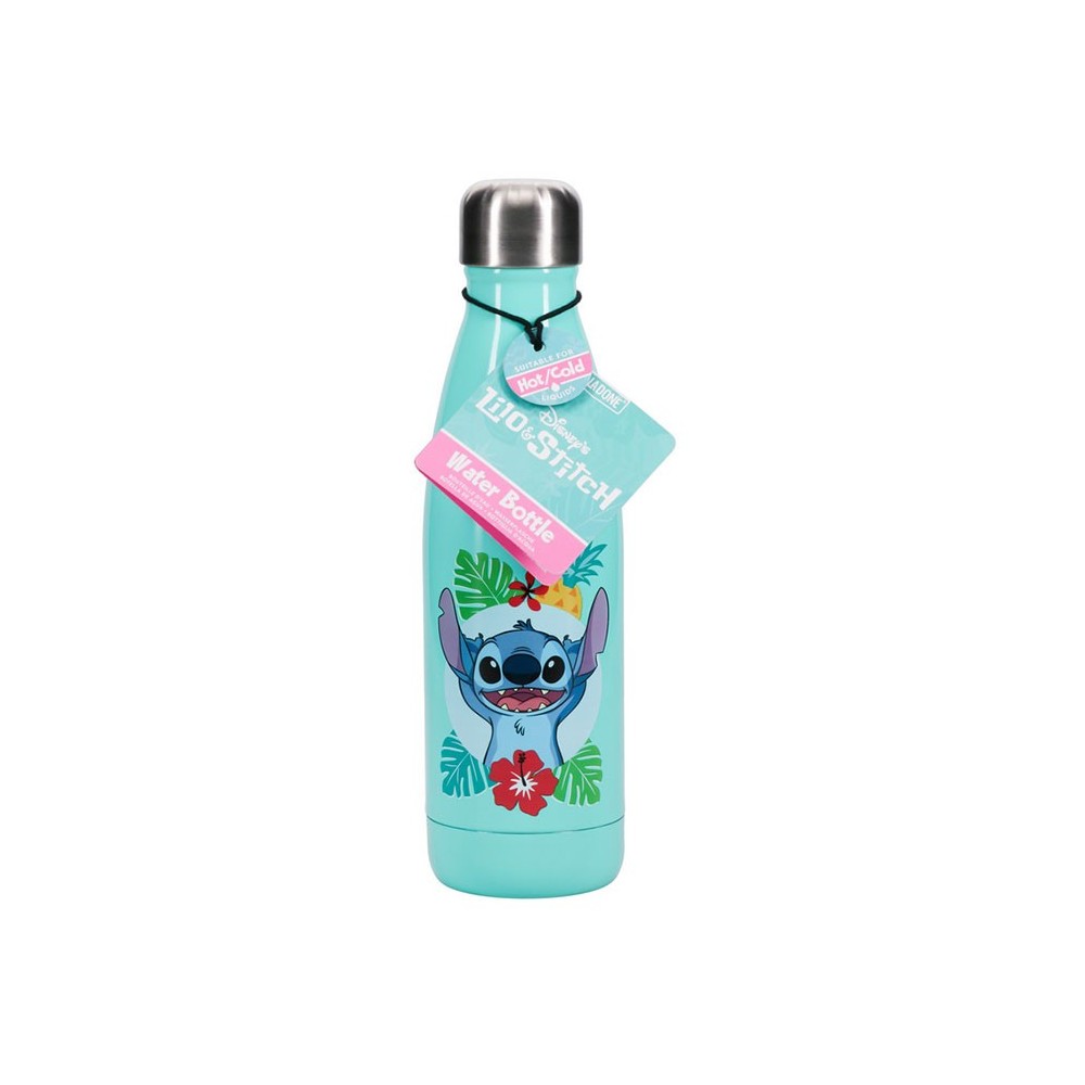 DISNEY STITCH TROPICAL BOTTIGLIA METALLICA TERMICA 460ML PALADONE PRODUCTS