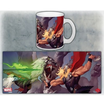 THOR VS MALEKITH MUG TAZZA IN CERAMICA SEMIC