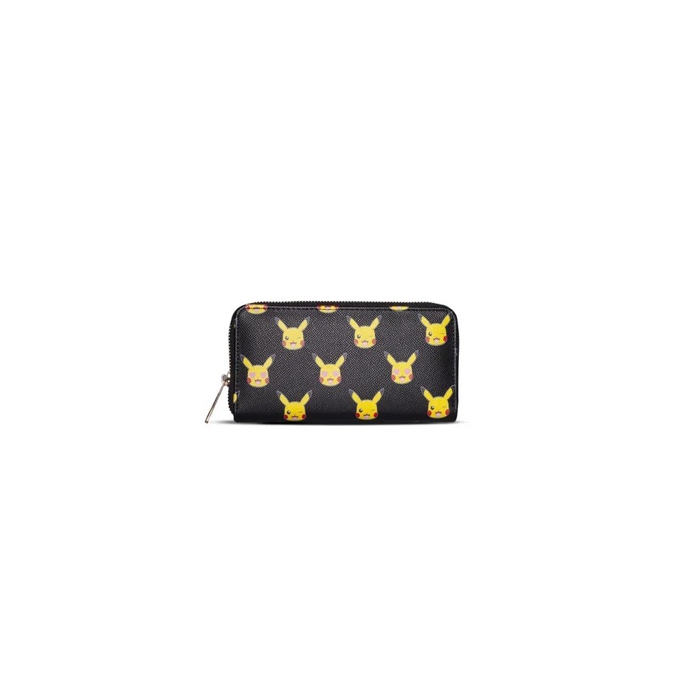 POKEMON PIKACHU FACES GIRL ZIP WALLET PORTAFOGLIO LOUNGEFLY